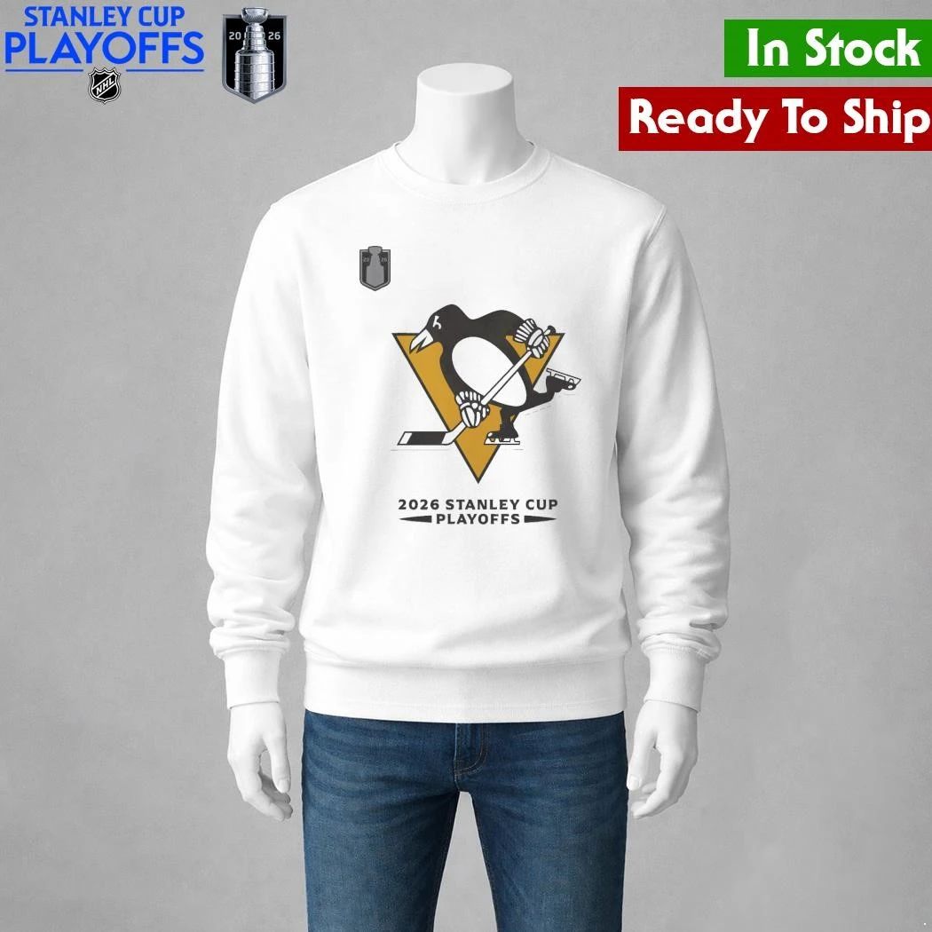 Pittsburgh Penguins 2026 Stanley Cup Playoffs Rink Performance Shirt