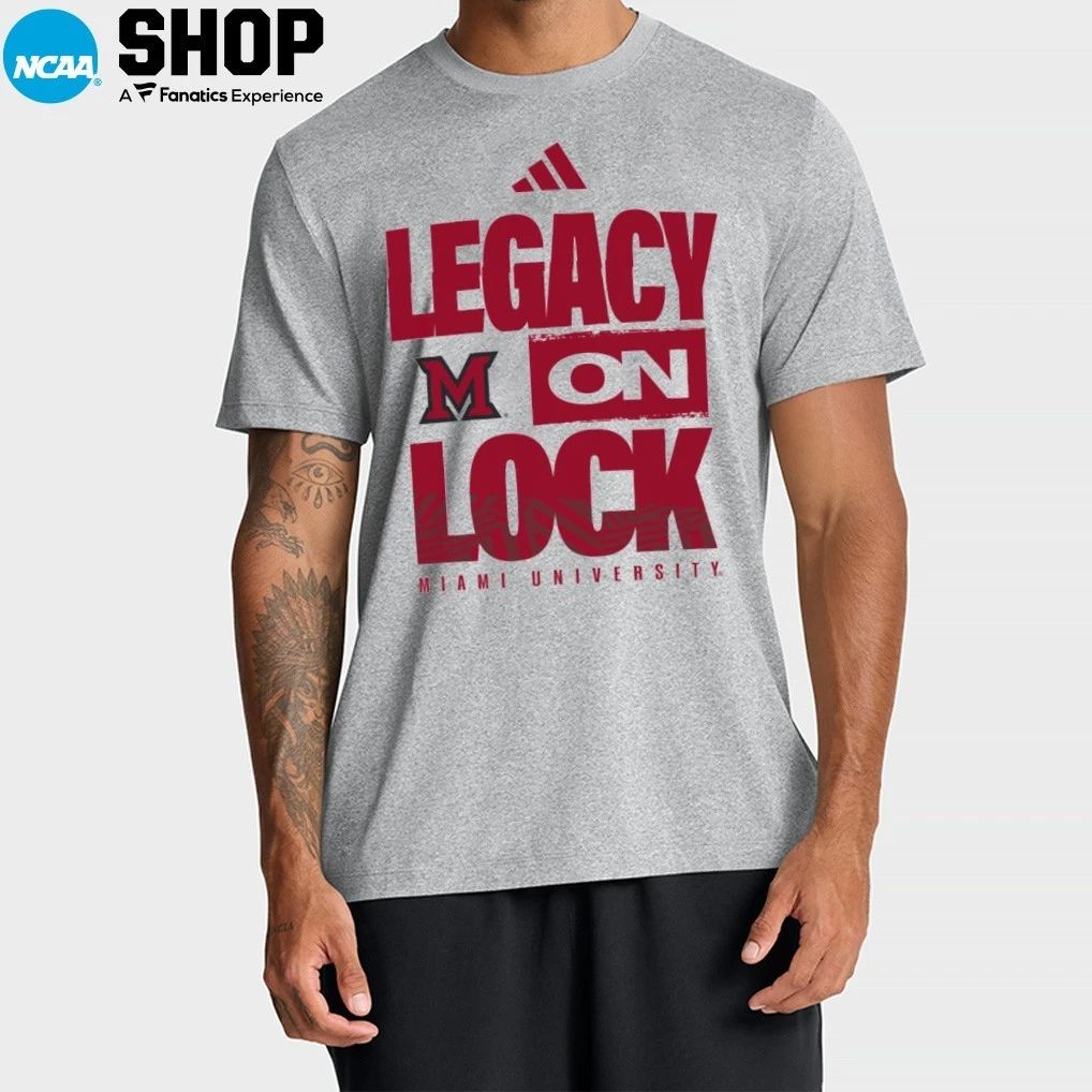 Miami RedHawks 2026 Legacy On Lock March Madness T-Shirt