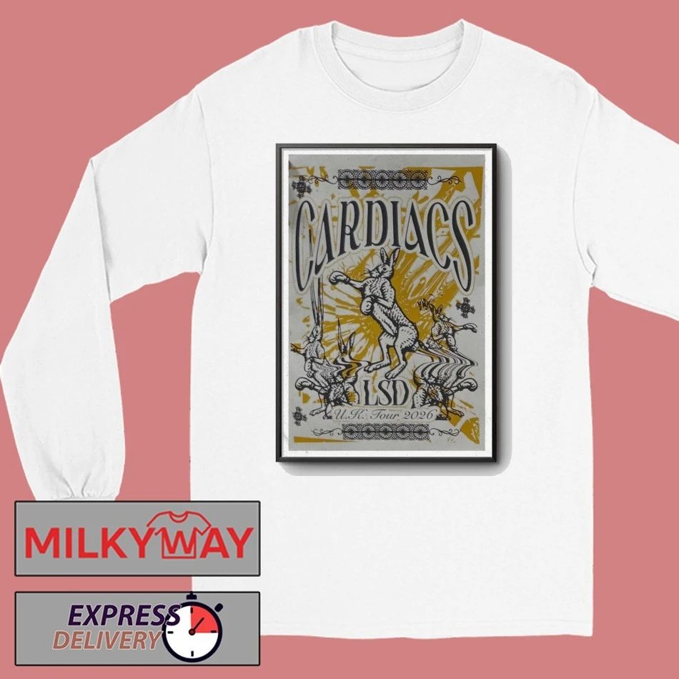 Poster U.K Tour 2026 Cardiacs shirt