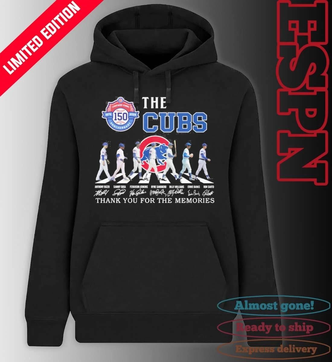 Chicago Cubs Abbey Road 150th Anniversary 1876-2026 Shirt