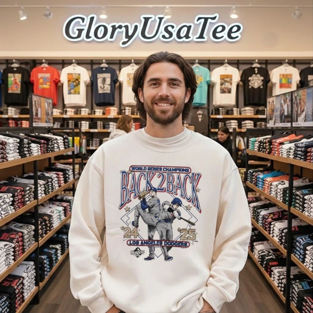 Los Angeles Dodgers Shohei Ohtani Homage Ash 2026 Gold Collection Back-to-Back World Series Champions Tri-Blend T-Shirt