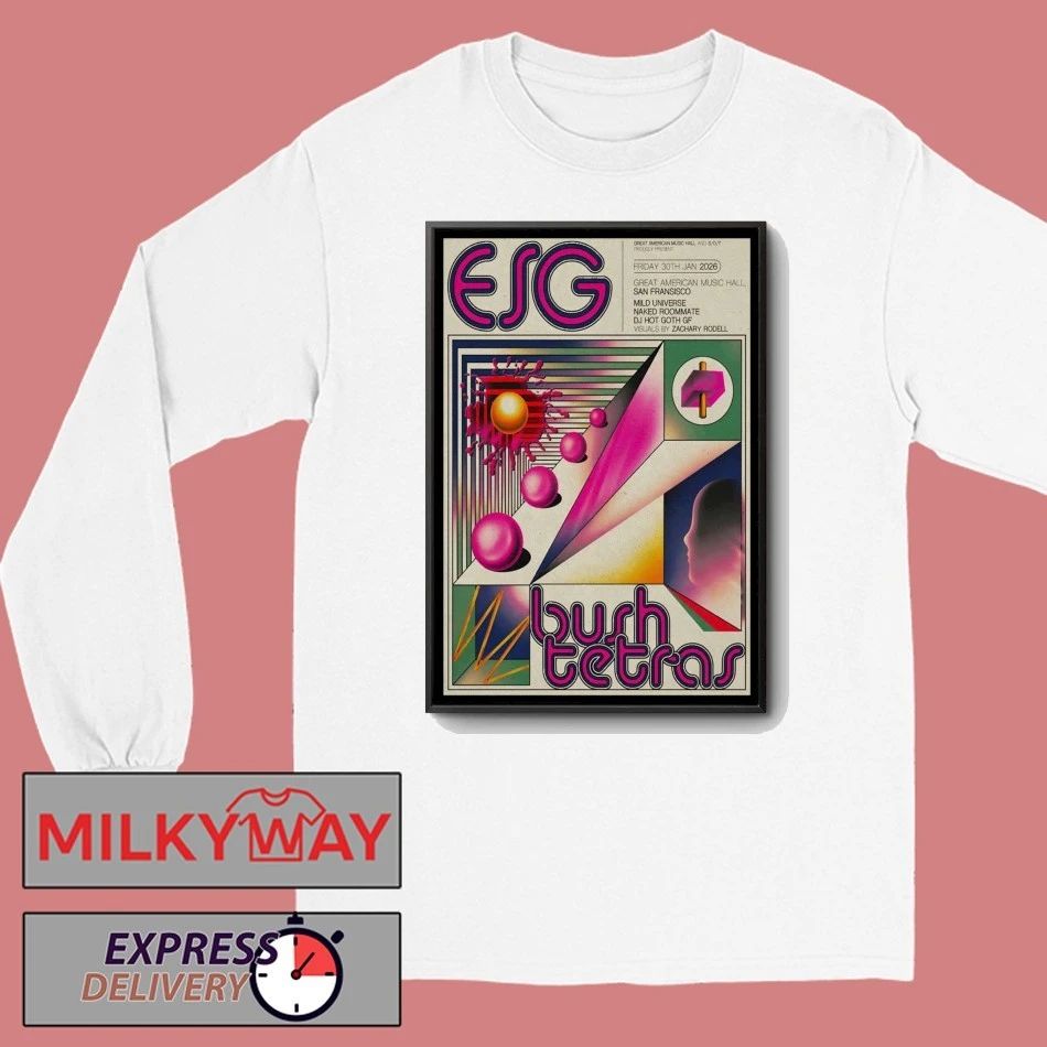 ESG And Bush Tetras Great American Music Hall in San Francisco CA Jan 30 2026 Poster shirt