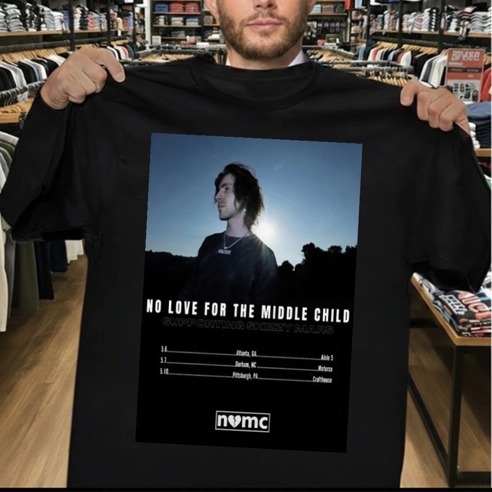 No Love for the Middle Child Tour 2026 Poster Shirt