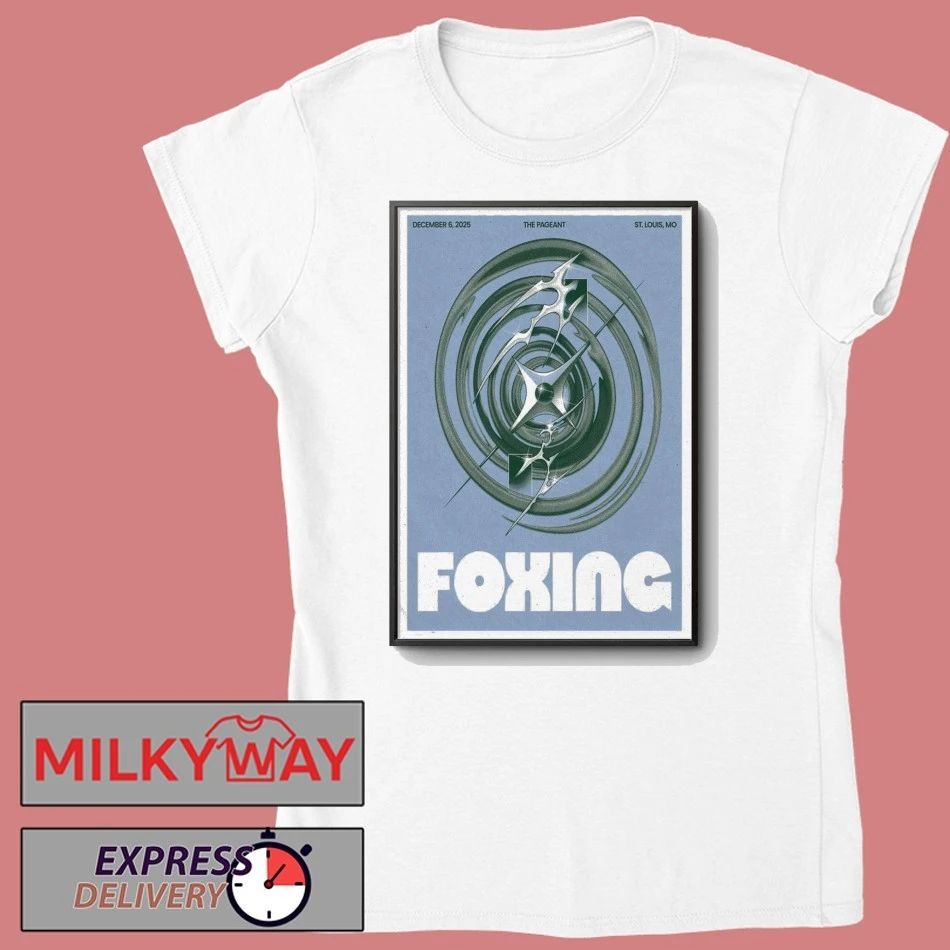 FOXING Dec 6 2025 ST. Louis, MO Poster shirt