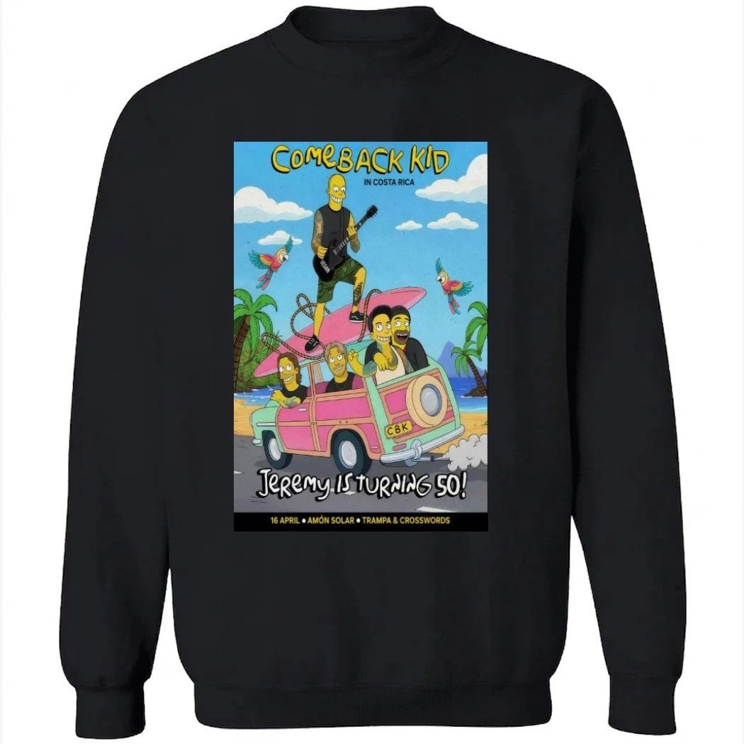Comeback Kid San José Costa Rica April 16 2026 Poster Shirt