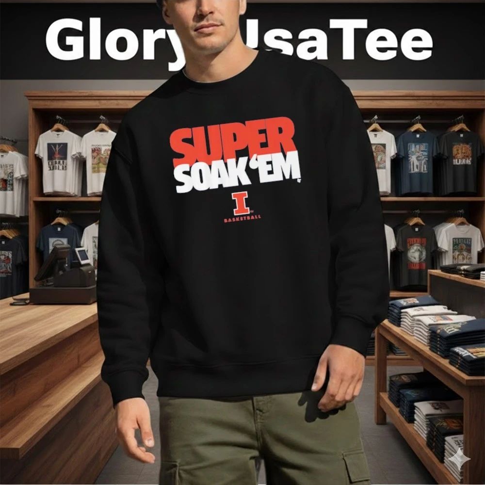 Illinois Basketball Super Soak ‘Em Shirt
