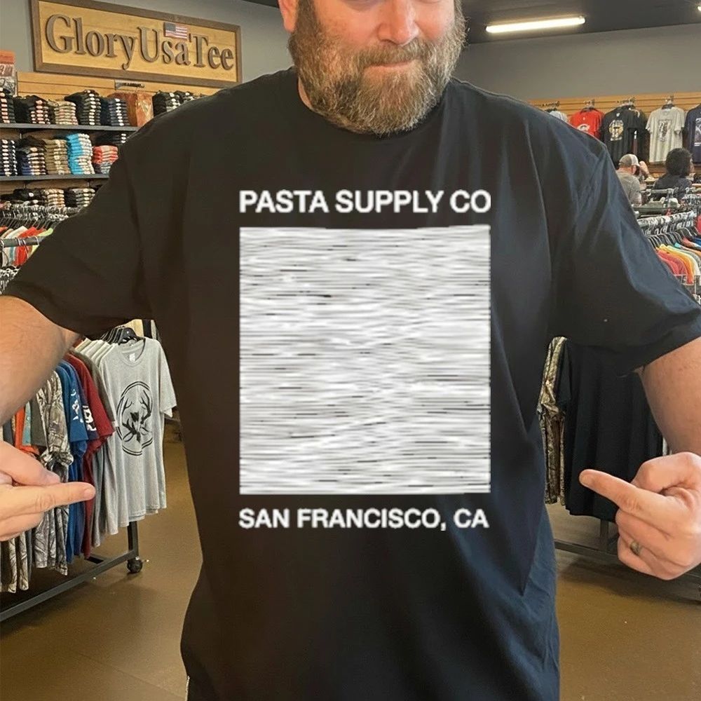 Pasta Supply Co San Francisco Unknown Pleasures Shirt