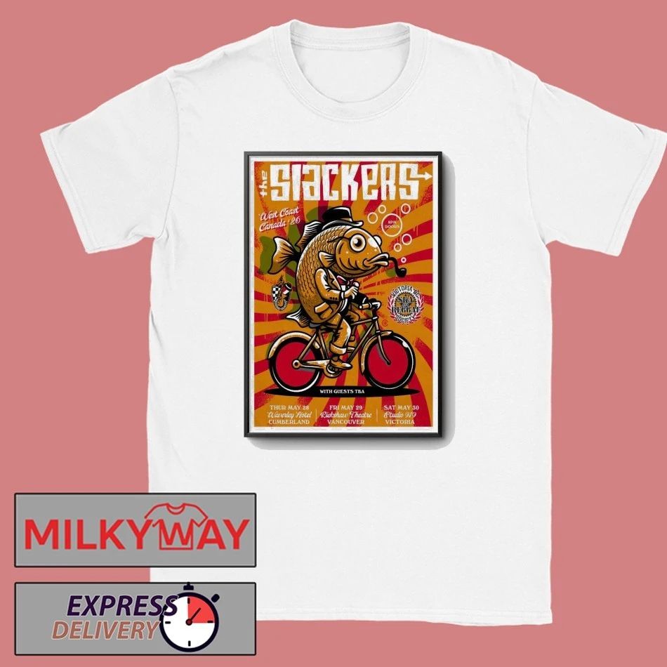 The Slackers West Coast Canada Tour 26 Poster shirt