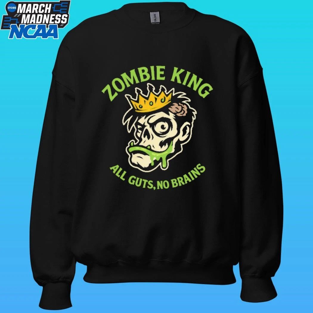 Zombie King All Guts No Brains Shirt