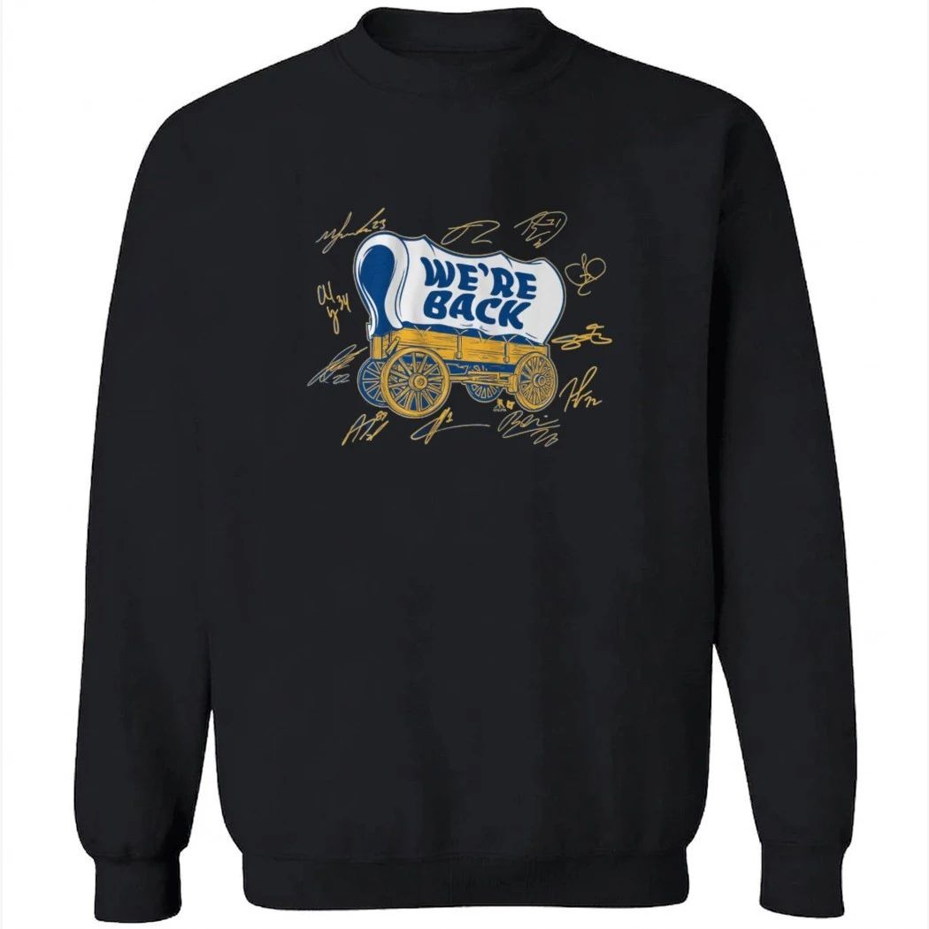 Buffalo Hockey Wagon We’re Back Signature Shirt