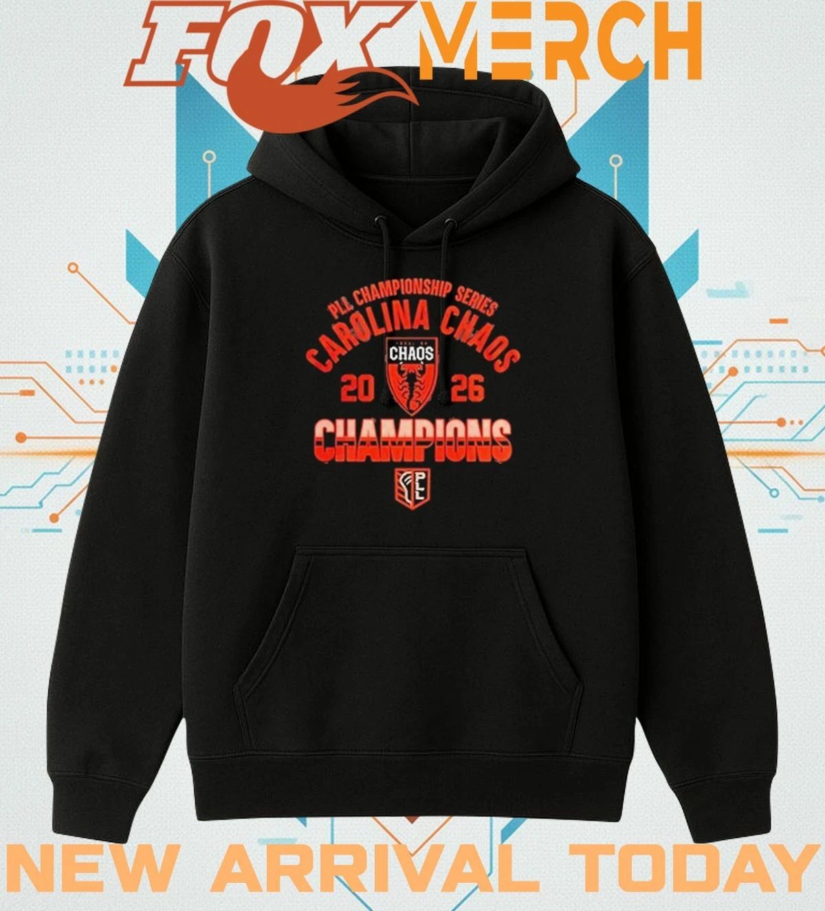 Carolina Chaos 2026 PLL Championship Series Champions t-shirt