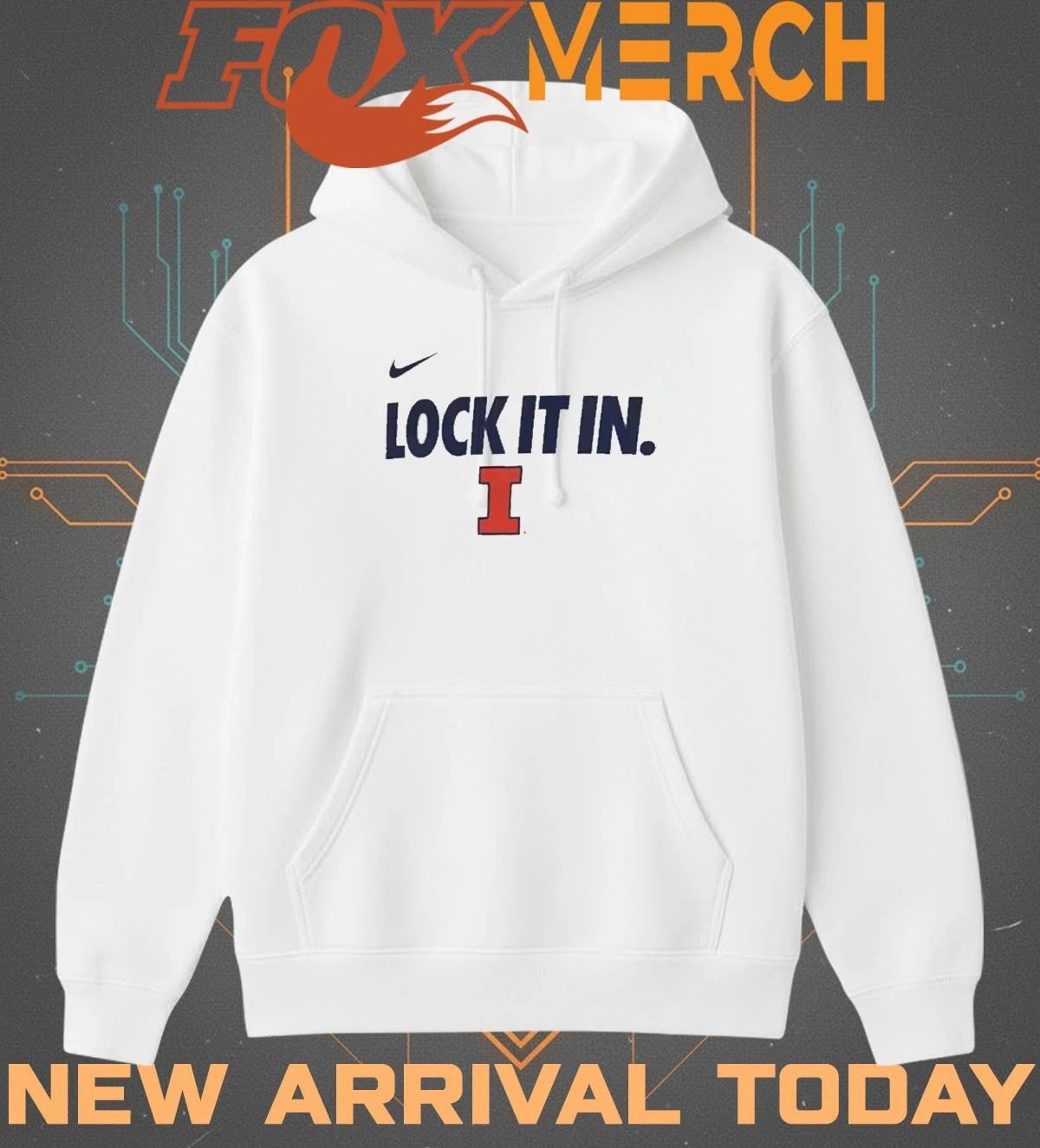 Illinois Fighting Illini Lock It In 2026 On-Court Bench Legend Dri-FIT t-shirt