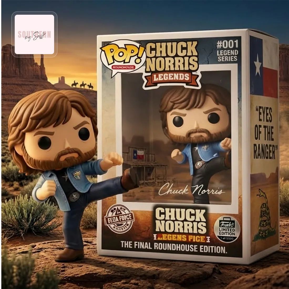 Chuck Norris Legends Series The Final Roundhouse Edition Pop Figure Doll