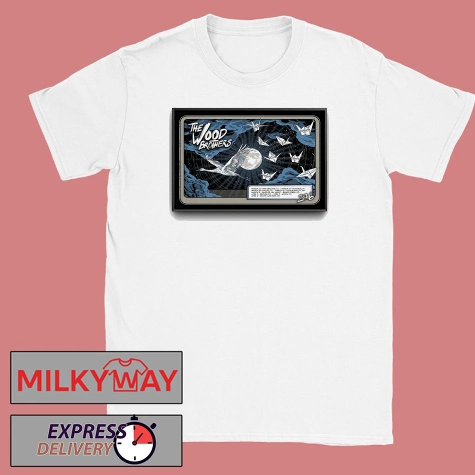 The Wood Brothers April 4 2026 In Grand Junction, CO Tour Poster T-Shirt