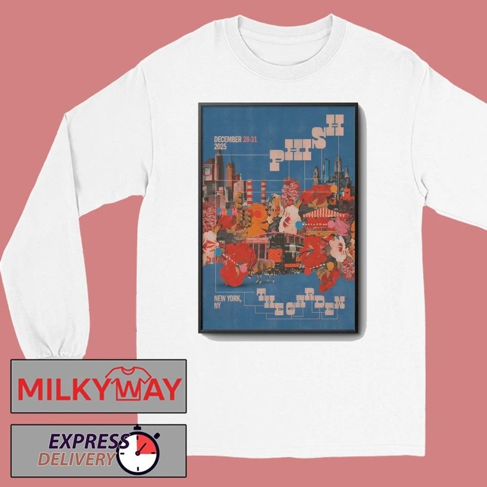 Phish Dec 28-31 2025 New York Poster shirt