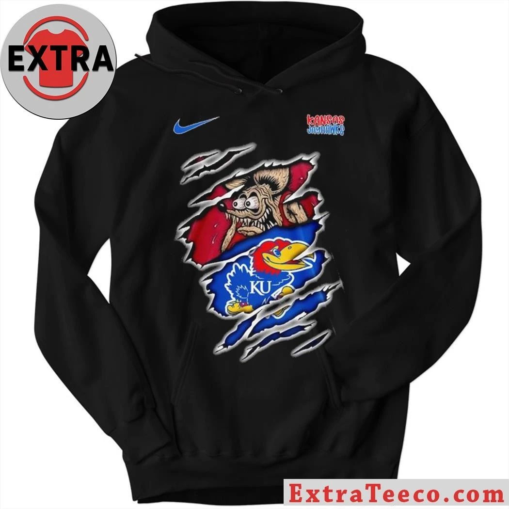 Kansas Jayhawks NCAA Varsity Savage Logo T-Shirt