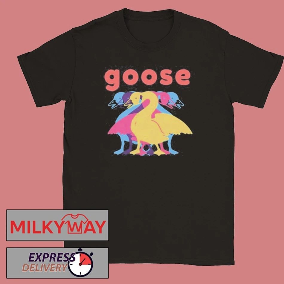 Goose 5 Logo Wine T-Shirt