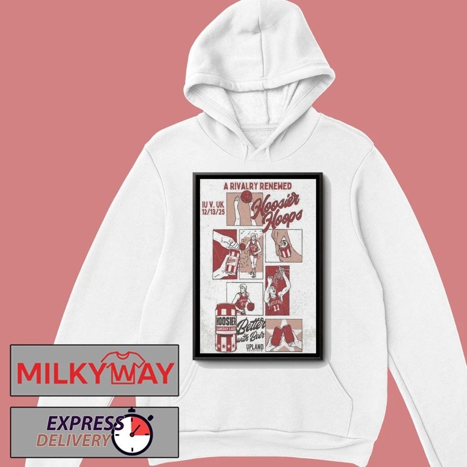 Hoosier Hoops Poster Hoosier Gameday Lager Dec 31 2025 shirt