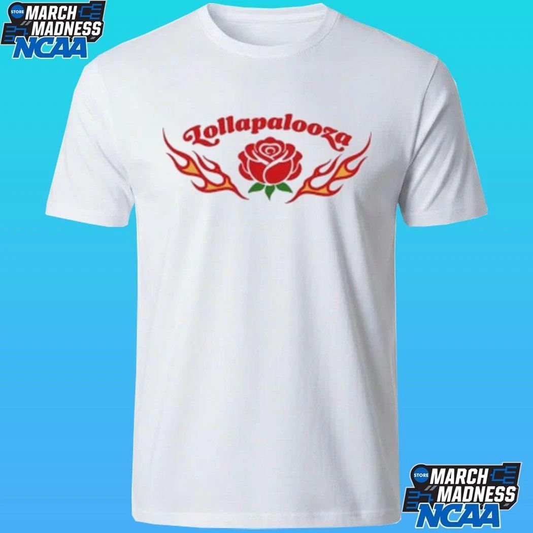 Lollapalooza Women’s Rose And Flame Baby Shirt