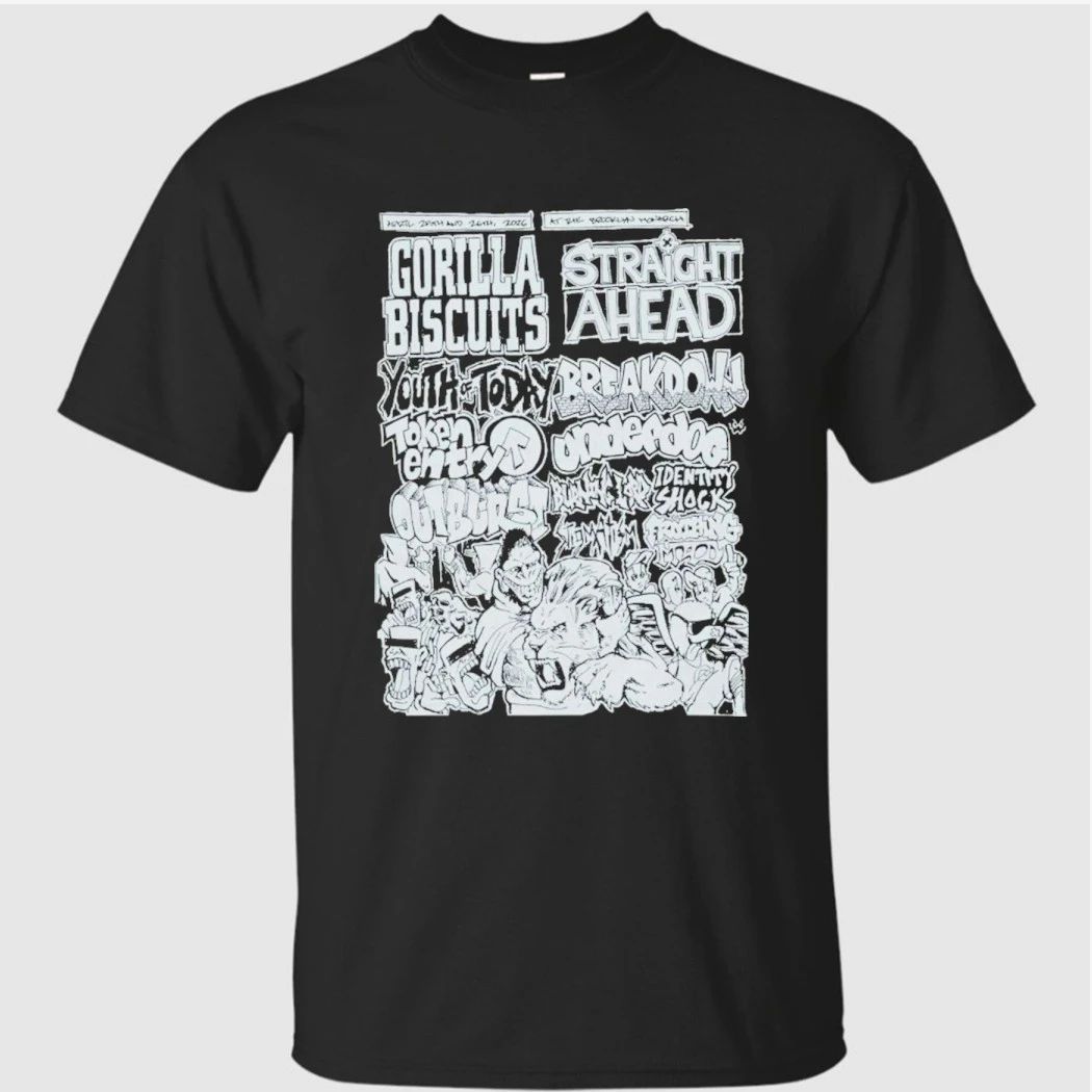 Gorilla Biscuits The Brooklyn Monarch April 25-26, 2026 Shirt