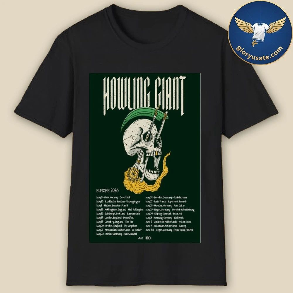 Howling Giant Europe 2026 Poster Shirt