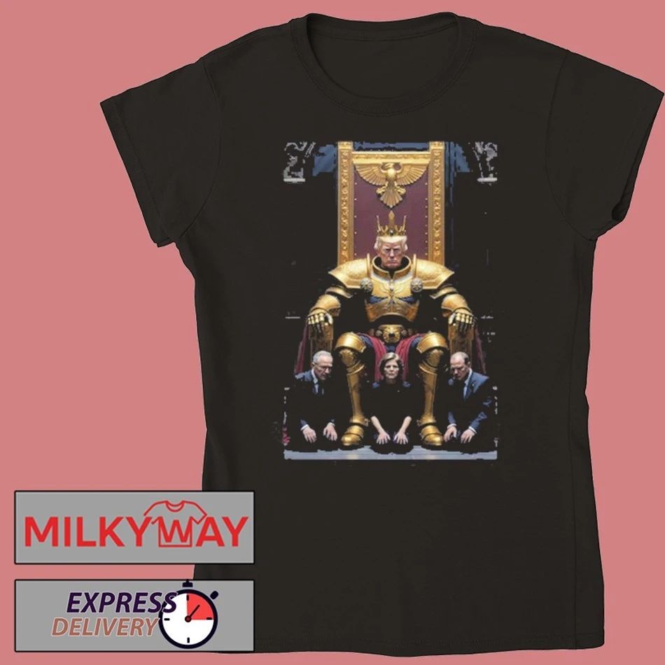 King Trump with Chuck Schumer and Other Politicians Kneeling Shirt