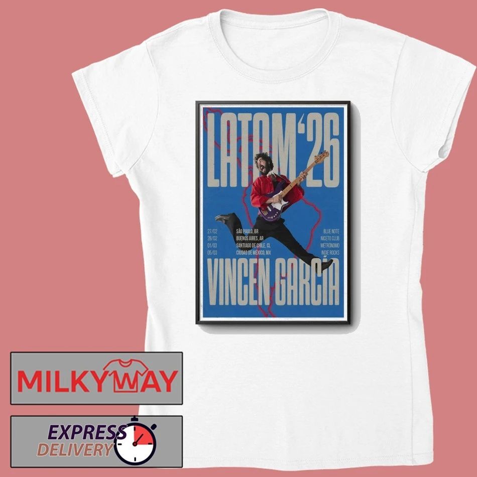 Poster Vencen Garcia Latam Tour 26 shirt