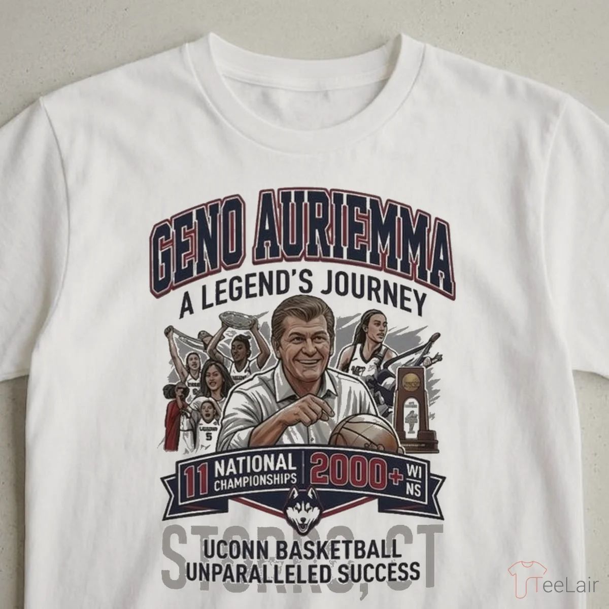 UConn Coach Geno Auriemma Sport Shirt