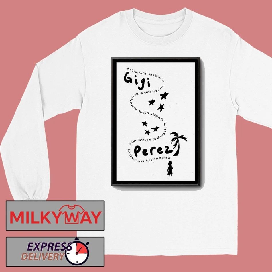 Gigi Perez At The Beach, In Every Life Tour 2025 Poster shirt