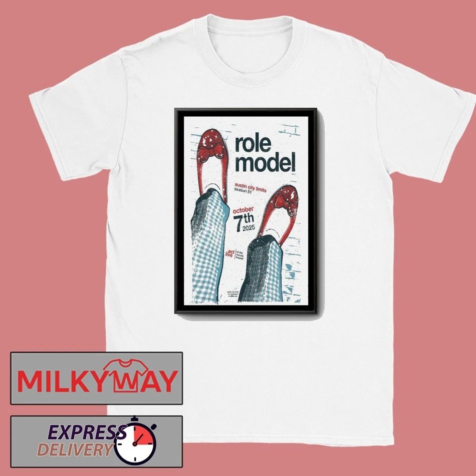 Role Model Tour Austin, TX 10.07.2025 Poster shirt