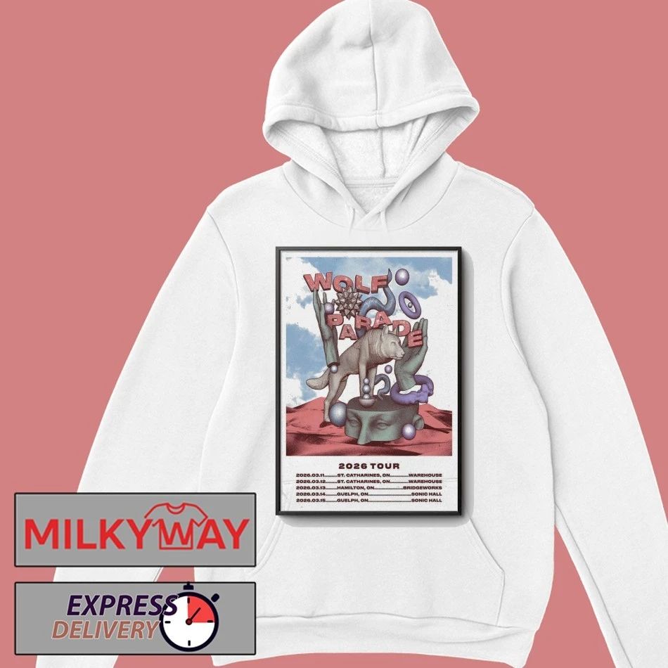 Wolf Parade March 2026 Tour Poster shirt