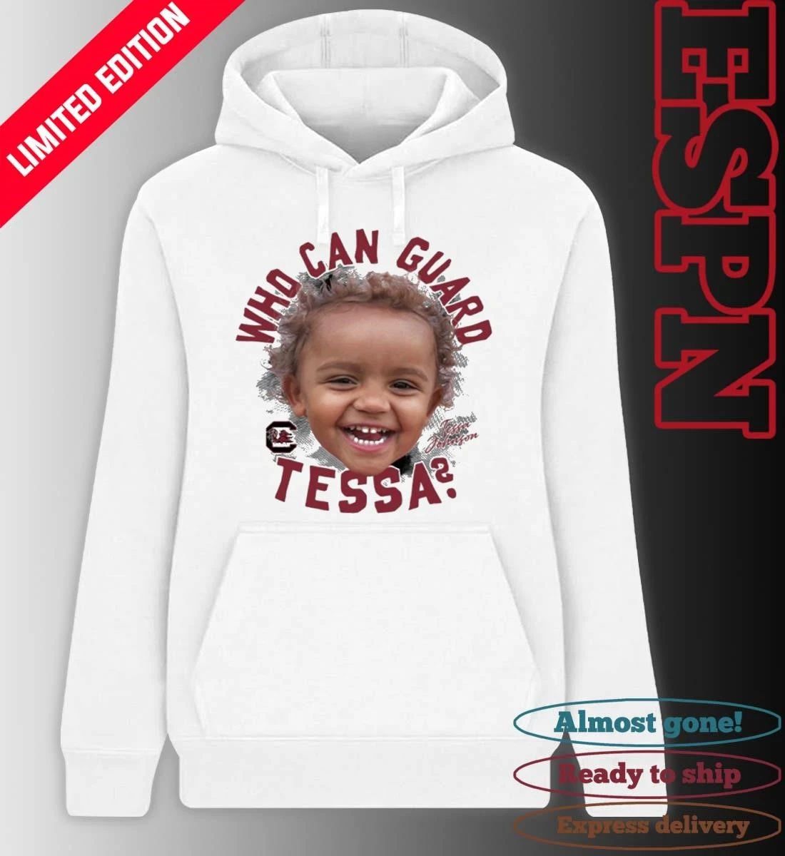 South Carolina Women’s Basketball Chloe Kitts Tessa Johnson Who Can Guard Tessa shirt