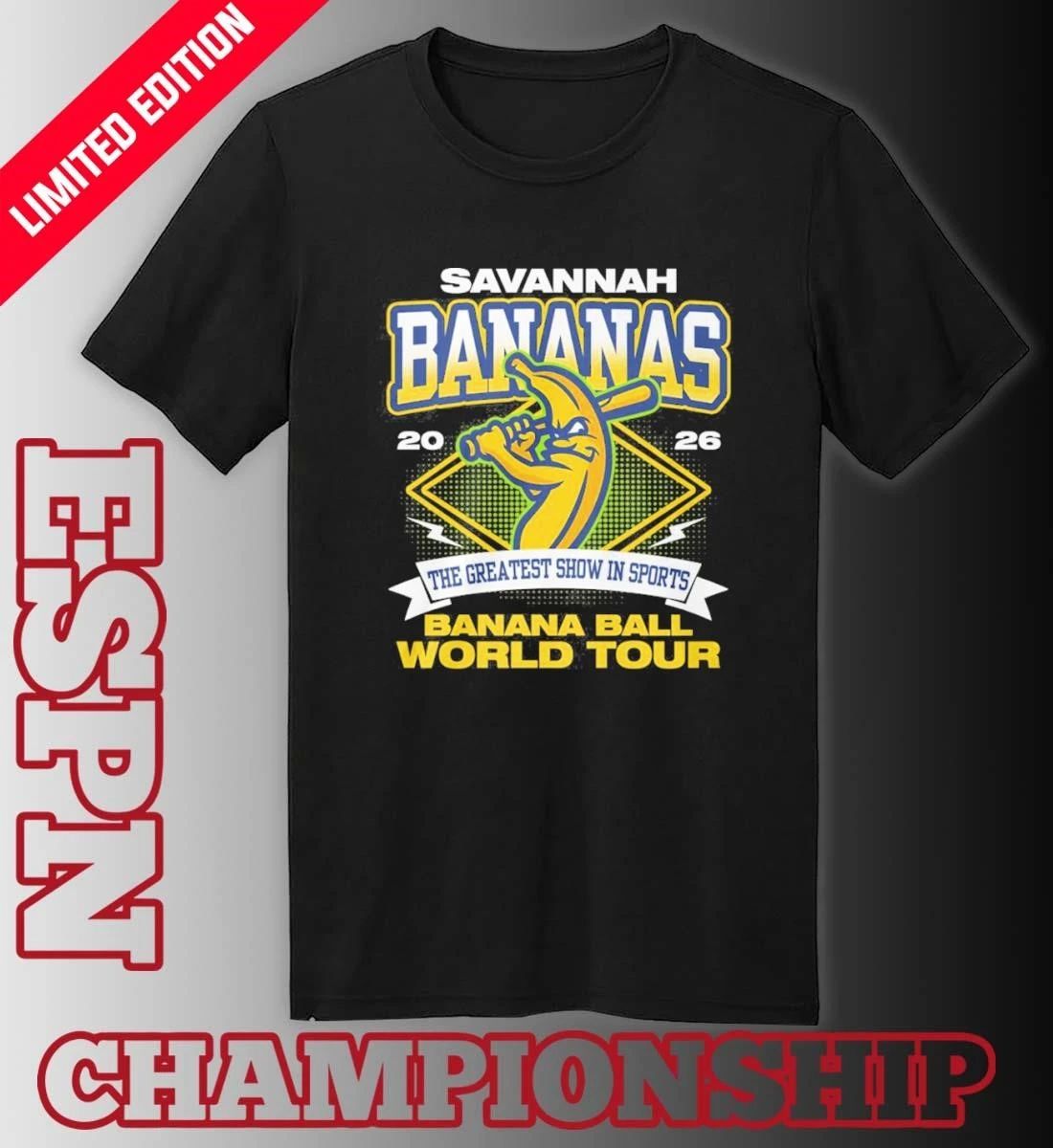 Savannah Bananas 2026 Banana Ball World Tour Shirt