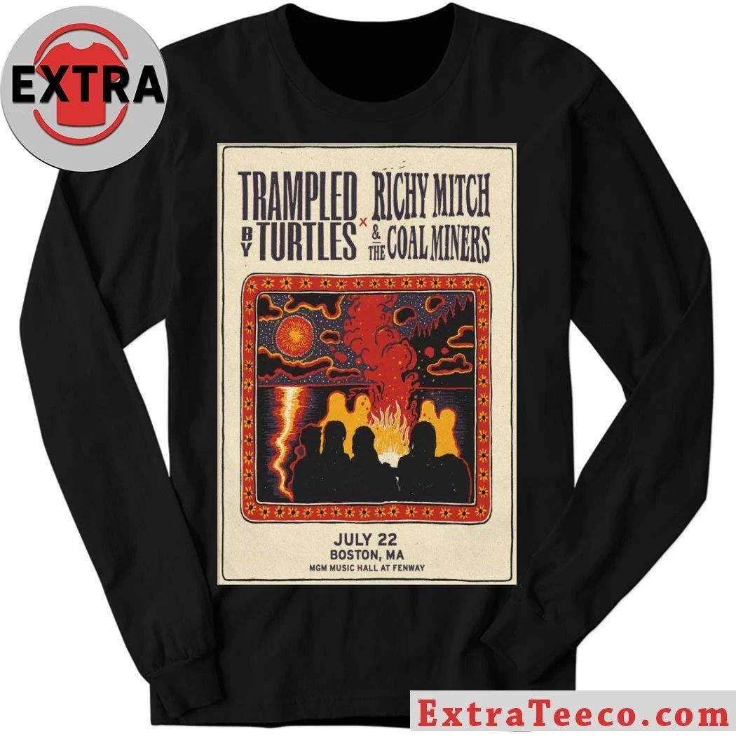 Original Trampled By Turtles July 22 2026 MGM Music Hall At Fenway Boston, MA Poster T-Shirt