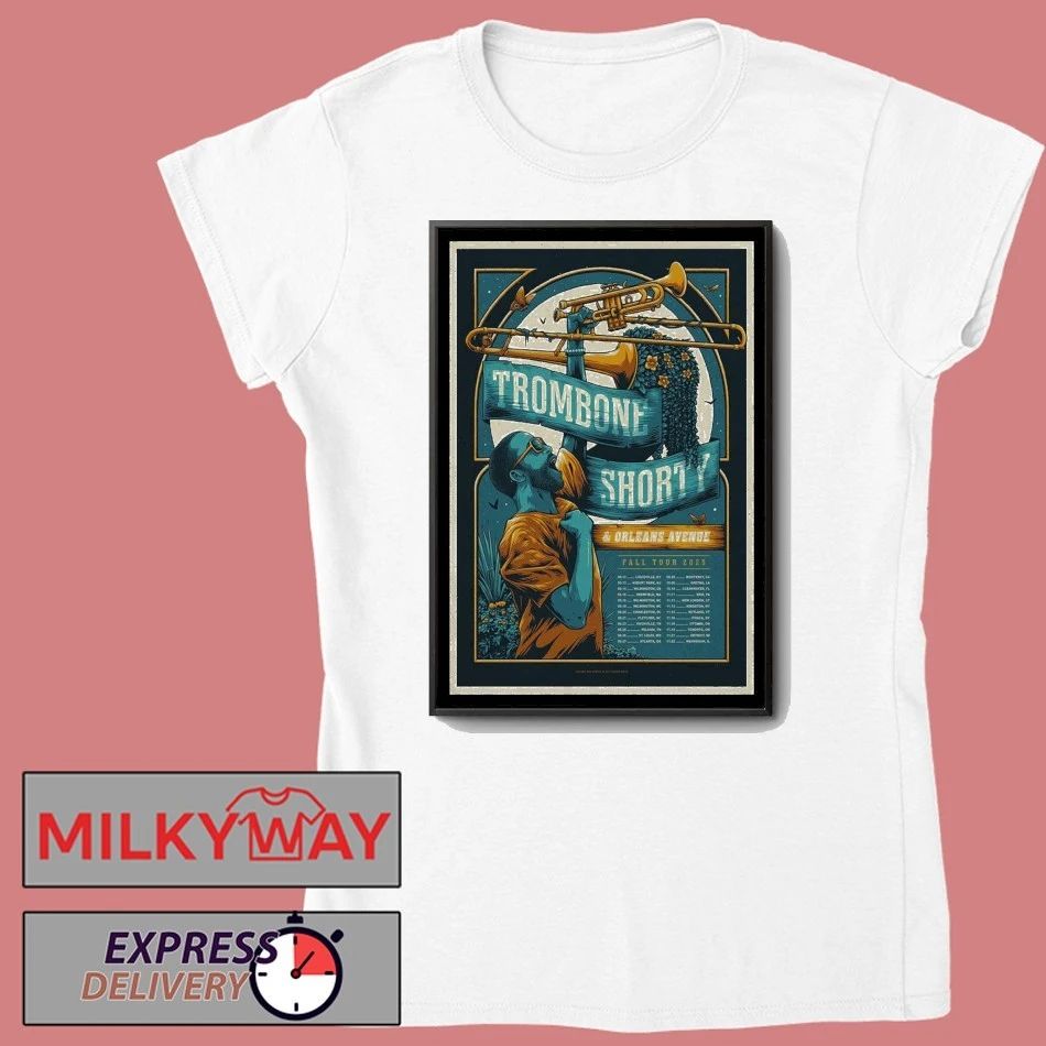 Tour 2025 Troy Andrews & Orleans Avenue Fall Poster shirt