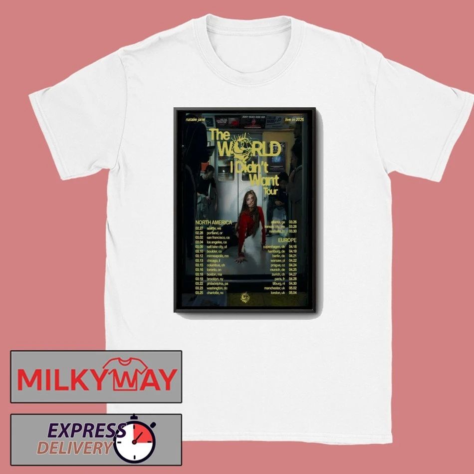 Natalie Jane Fall Tour 2026 Poster New shirt