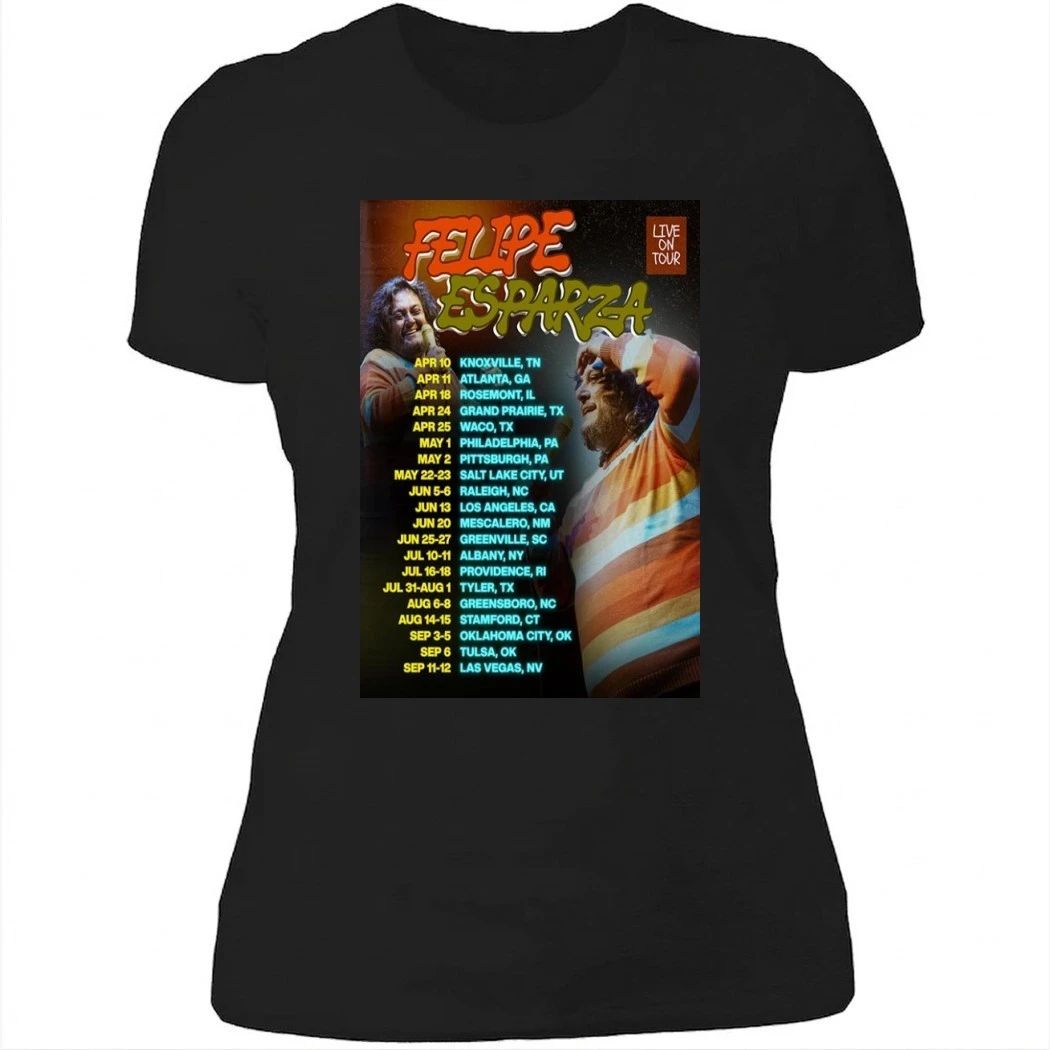 Felipe Esparza Live On Tour 2026 Poster Shirt