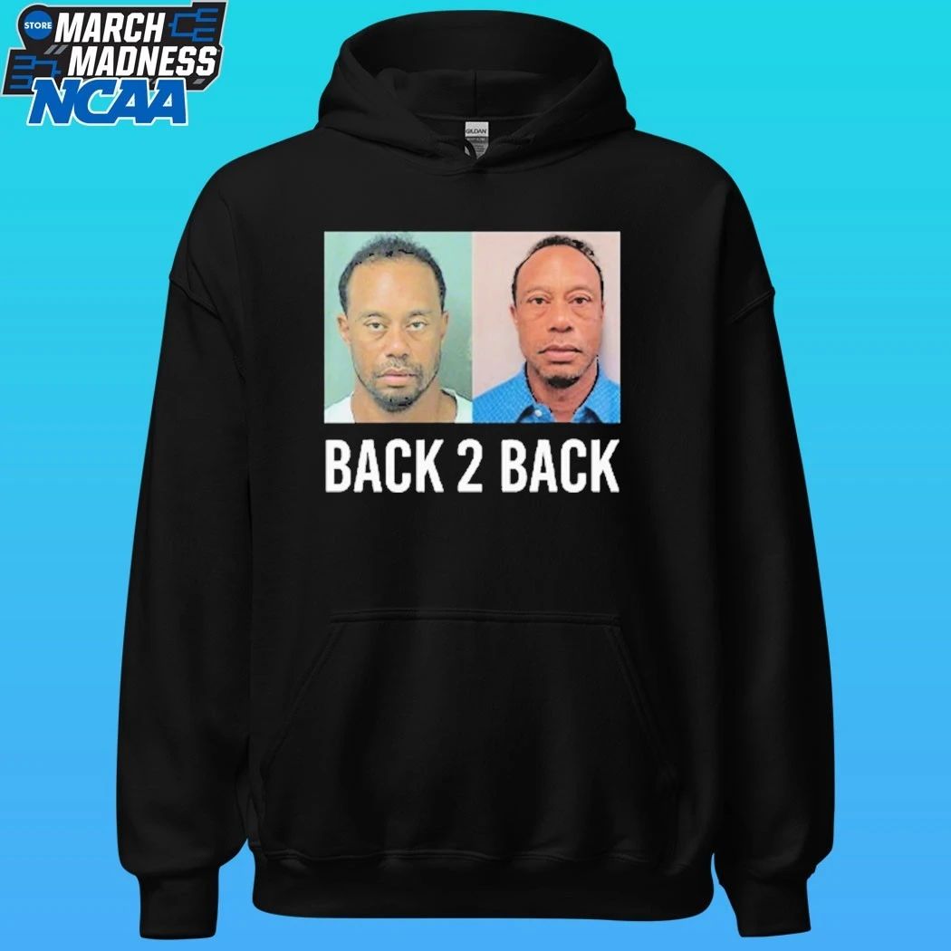 Tiger Woods Back 2 Back Mugshot Shirt
