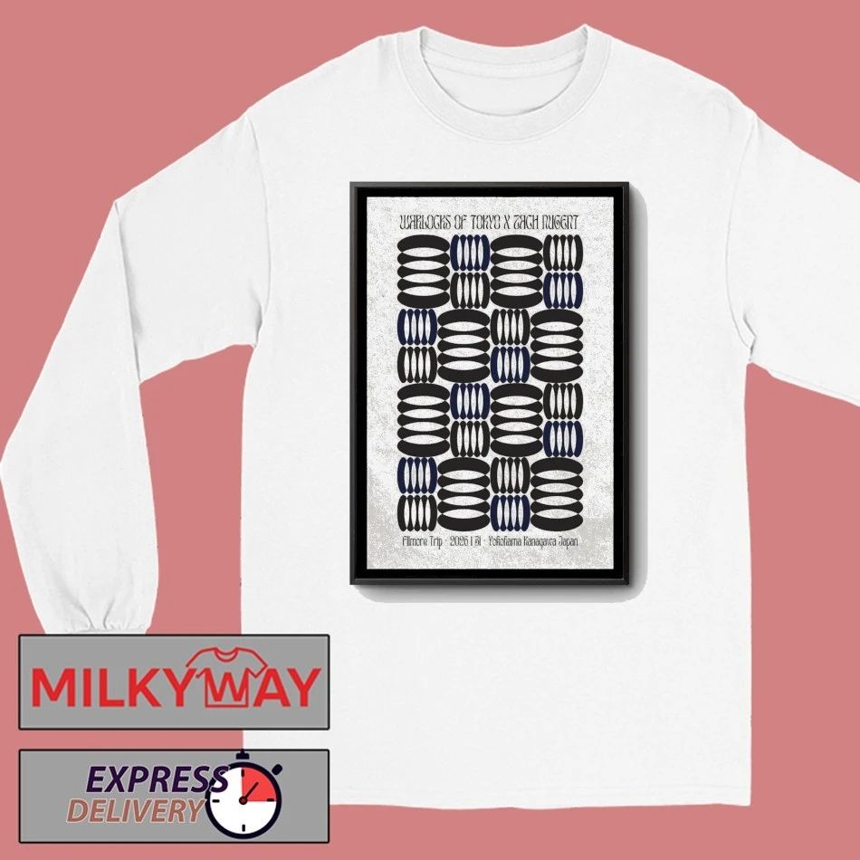 Zach Nugent Fillmore Trip Cafe and Warlocks of Tokyo 01.31.2026 Poster shirt