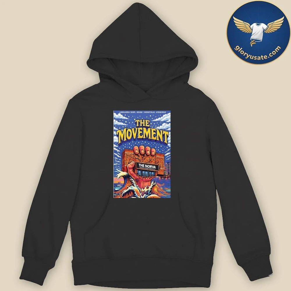 The Movement Norfolk, Virginia January 31 2026 Concert Poster Shirt
