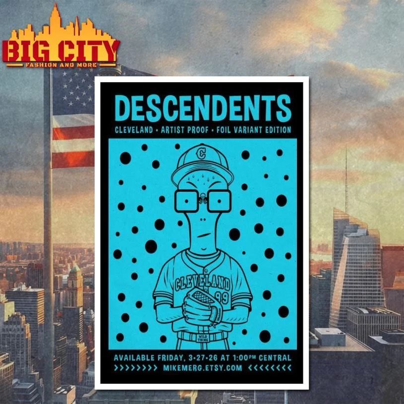 Descendents Mar 27 2026 Cleveland Poster Shirt
