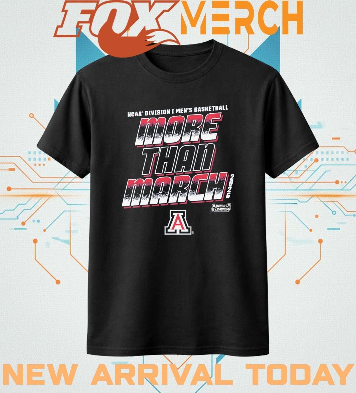 Arizona Wildcats 2026 NCAA Division I Men’s Basketball More Than March Madness t-shirt