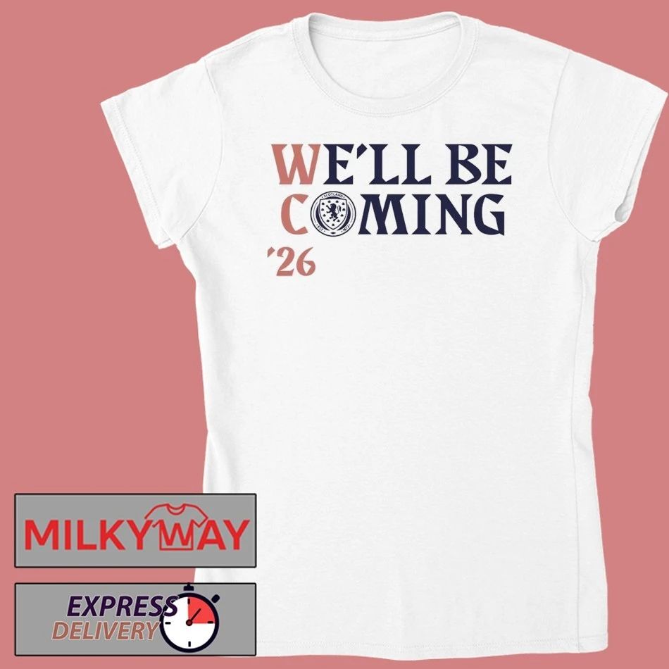 Scotland Football We’ll Be Coming Qualification Shirt