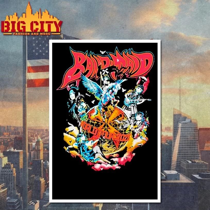 Band Maid World Tour 2026 Comic Art Exclusive Tee For Tour Classic Shirt