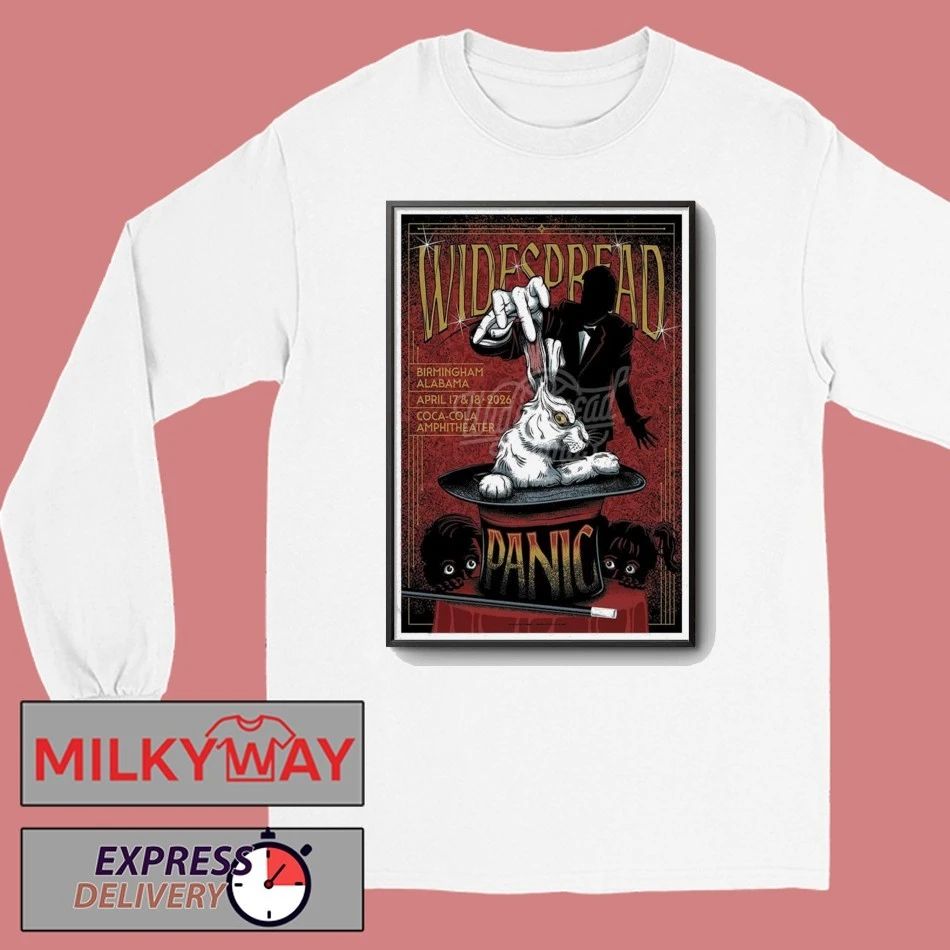 Poster Apr 17-18 2026 Widespread Panic Rabbit Outta The Hat shirt
