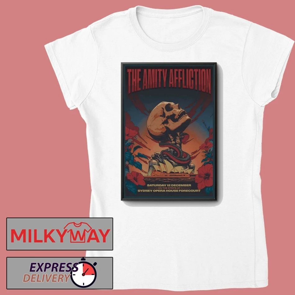 The Amity Affliction In Sydney AUS On Dec 12 2026 Poster shirt
