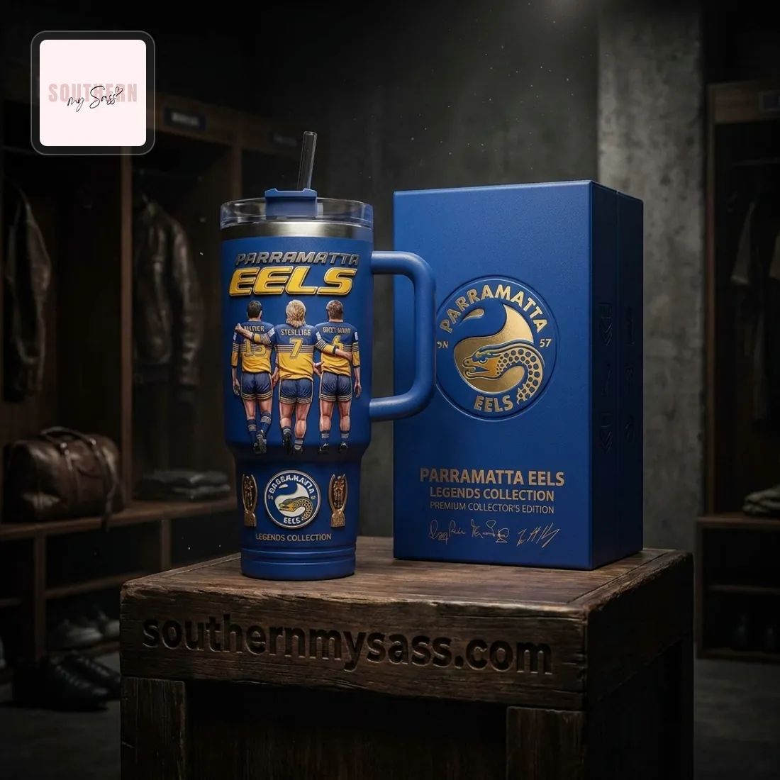 Parramatta Eels Legends Collection Premium Insulated Handled Tumbler