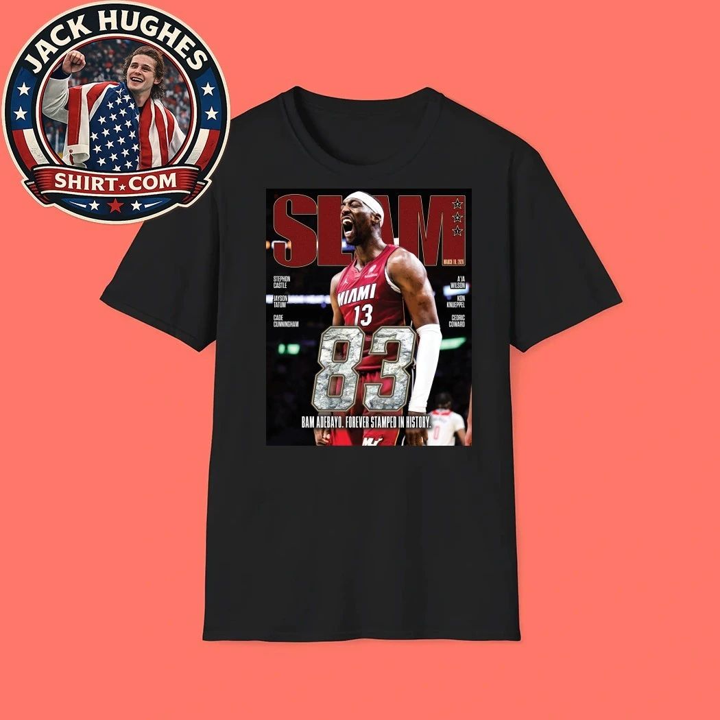 SLAM #261, honoring the historic milestone of Miami Heat player Bam Adebayo Shirt