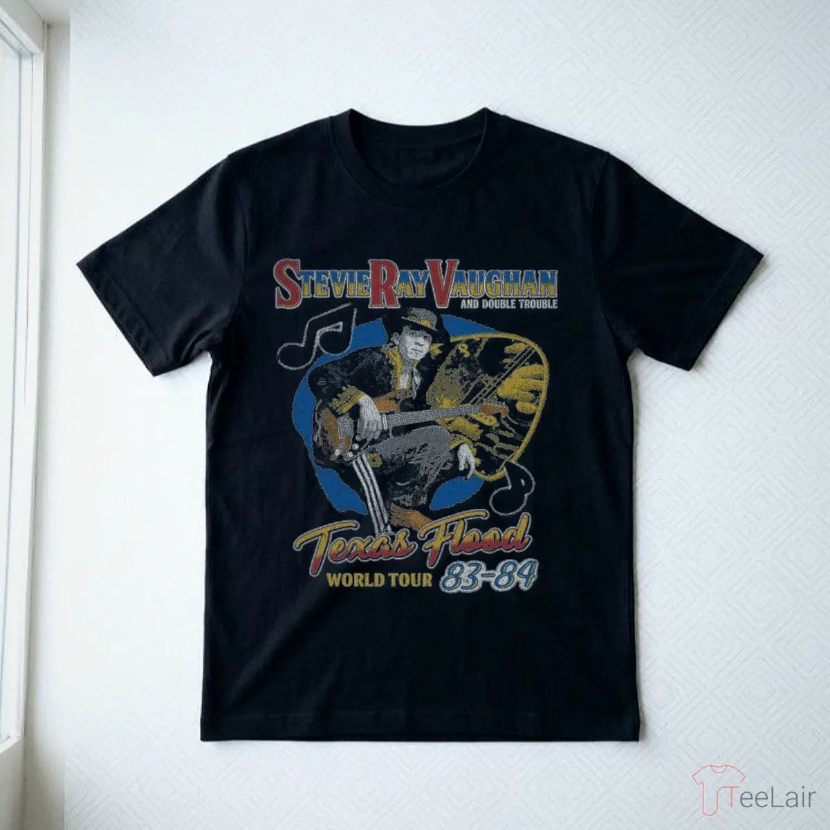 Texas Flood World Tour 83-84 Stevie Ray Vaughan T-Shirt