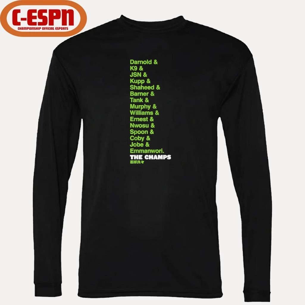 Seattle Football World Champions List Shirt
